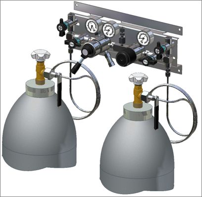 自动切换汇流排多瓶型